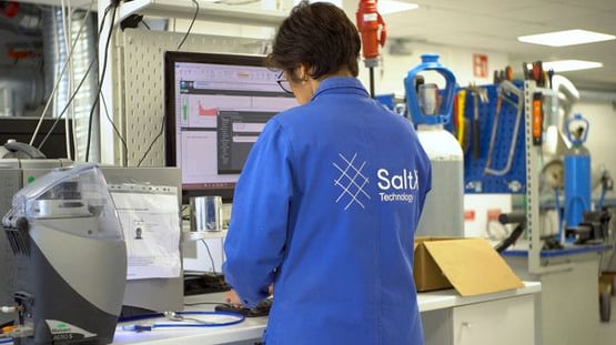 Lab personnel at SaltX