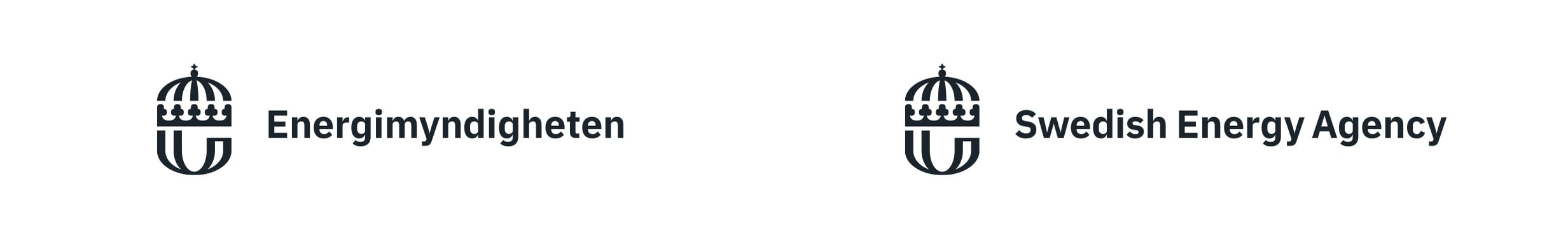 The image shows the Swedish Energy Agency’s primary logo in EM Black.