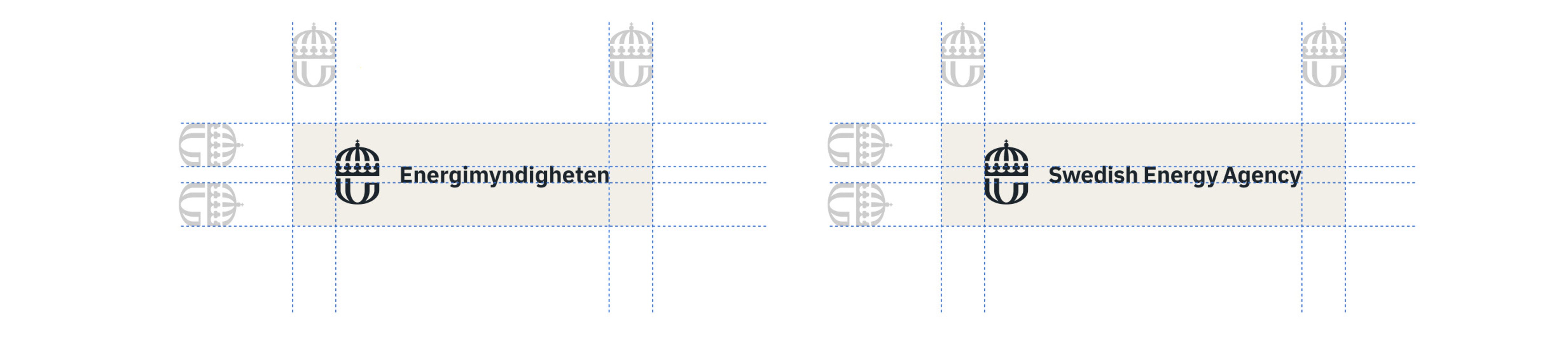 The image shows the clear space standard.