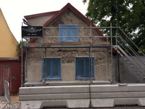 Fasadrestaurering av Visby Biskopen 5