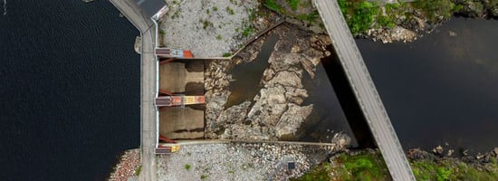 Vattenkraftverk ovanifr&aring;n